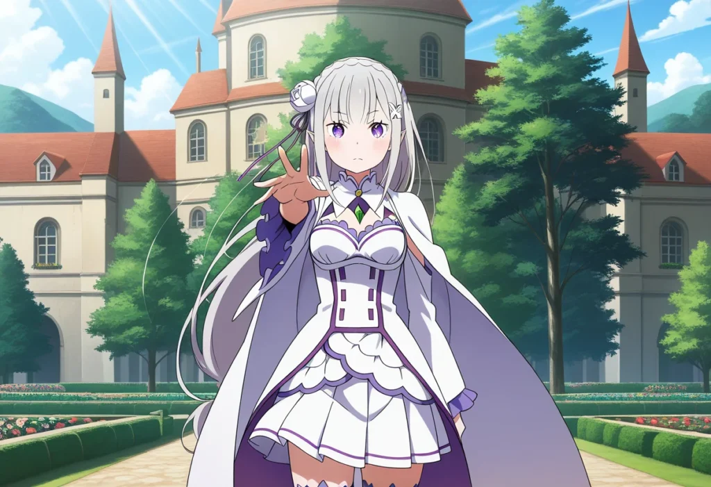 Эмилия — аниме «Re:Zero»